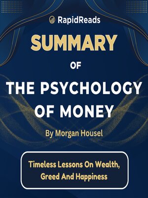 cover image of Summary of the Psychology of Money